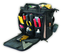 Kunys Leather SW1537 - 13&#34; MULTI-COMPARTMENT TOOL CARRIER - 30 POCKETS