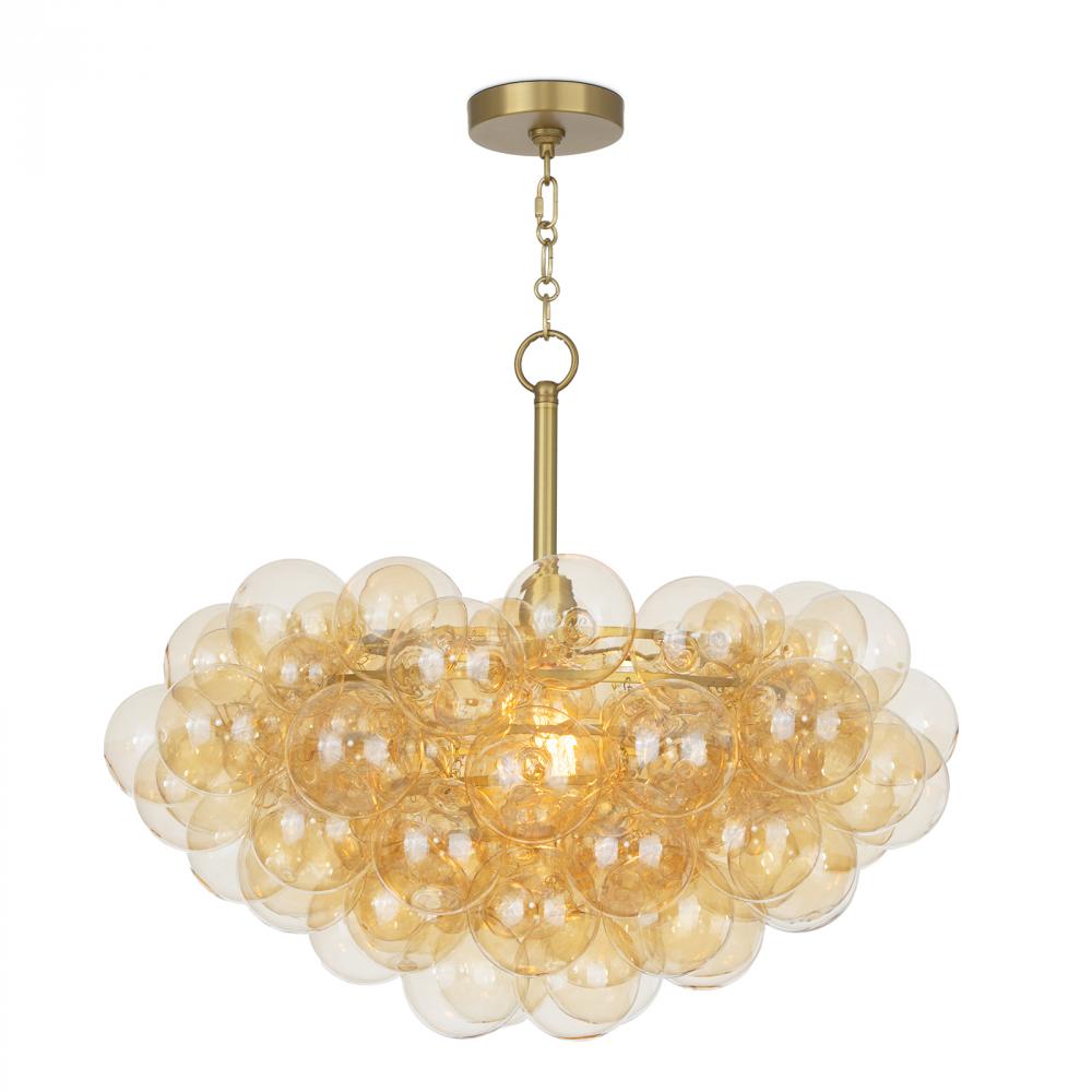 Regina Andrew Bubbles Chandelier (Natural Brass