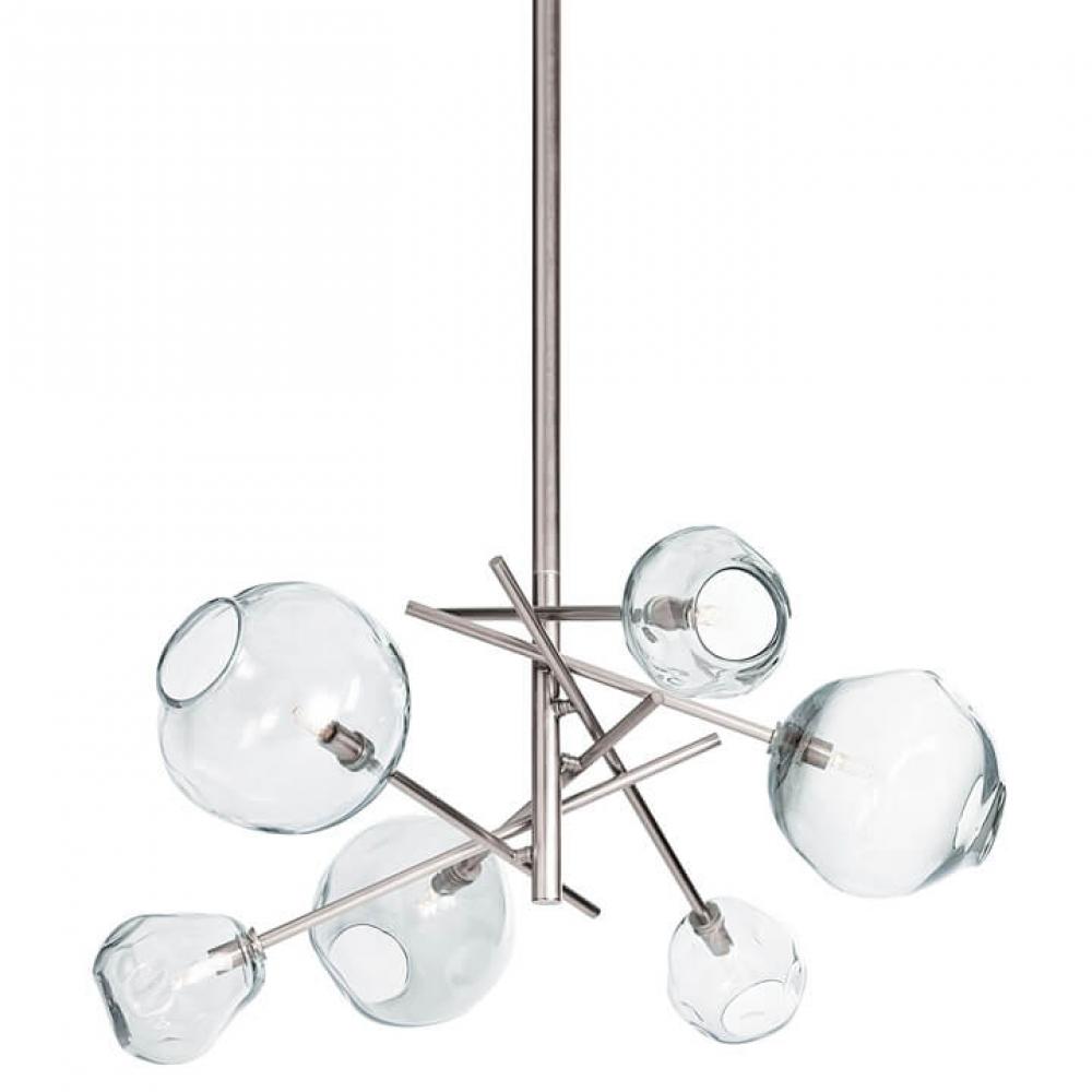 Regina Andrew Molten Chandelier With Clear Glass