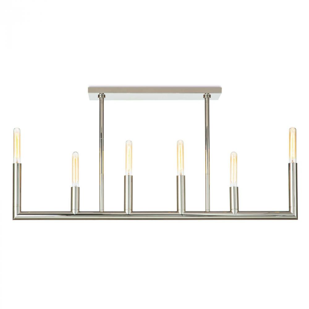 Regina Andrew Wolfe Linear Chandelier (Polished