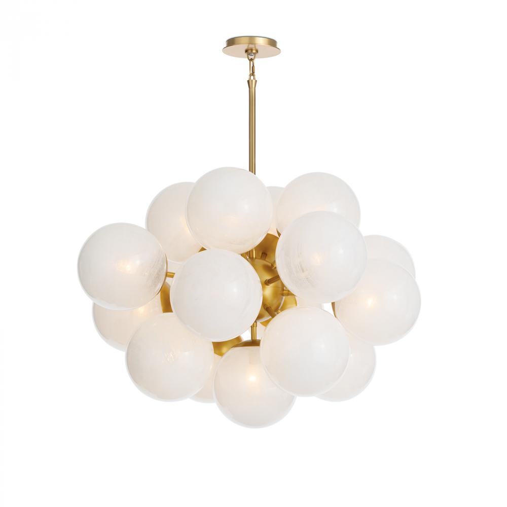 Regina Andrew Shine Chandelier (Natural Brass wi