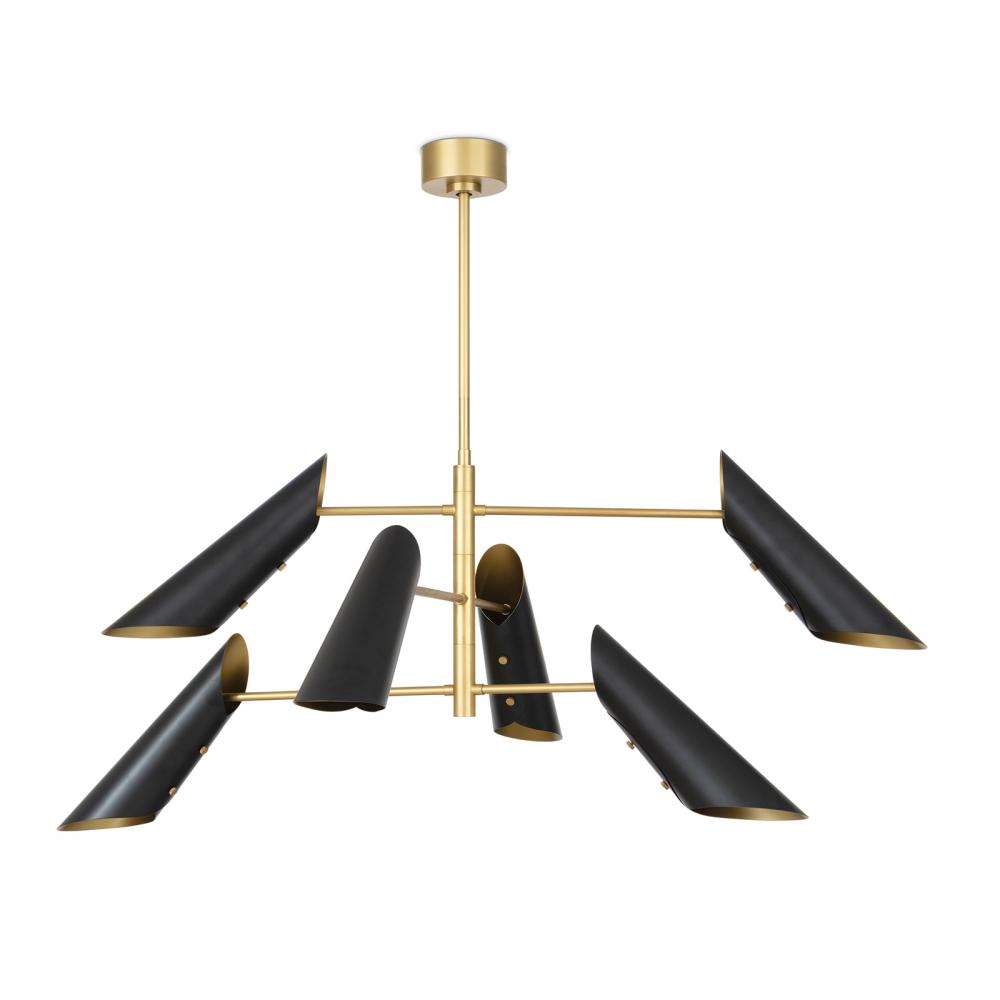 Regina Andrew Vest Chandelier (Blackened Brass a