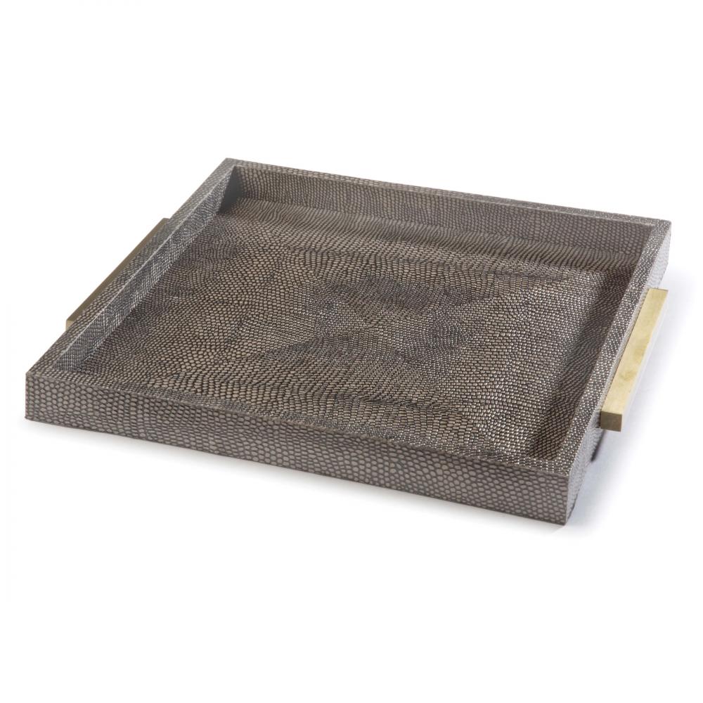 Regina Andrew Square Shagreen Boutique Tray (Vin