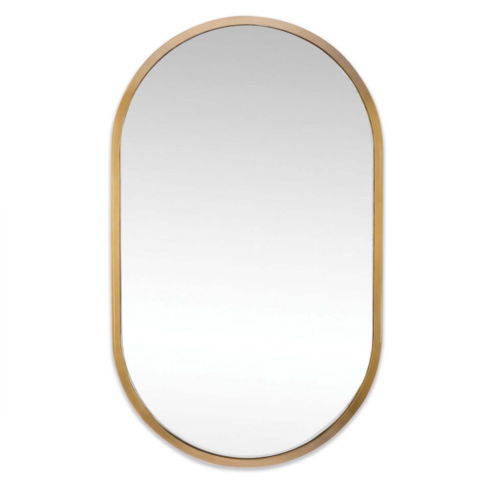 Regina Andrew Canal Mirror (Natural Brass)