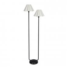 Regina Andrew 14-1066BB-WT - Regina Andrew Polly Floor Lamp (Blackened Brass