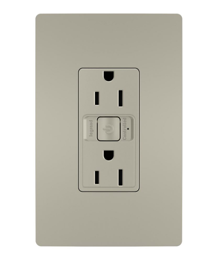 radiant® Smart 15A Outlet with Netatmo, Nickel