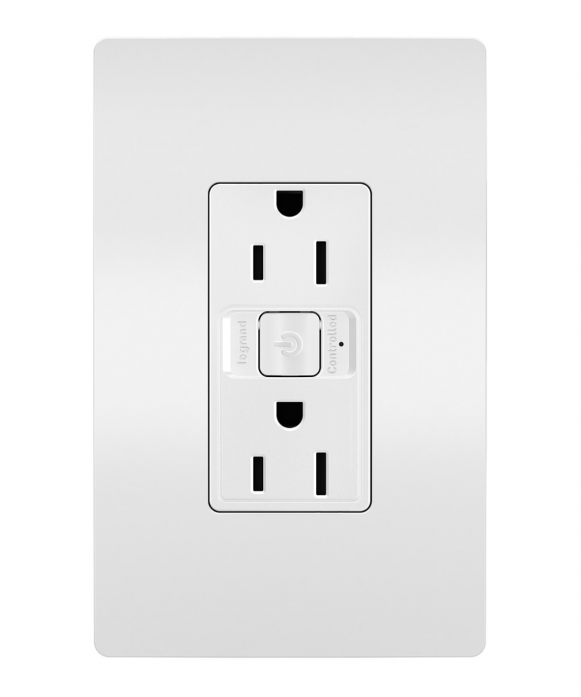 radiant® Smart 15A Outlet with Netatmo, White