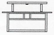 15&#34; huntington close to ceiling mount, double t-bar overlay