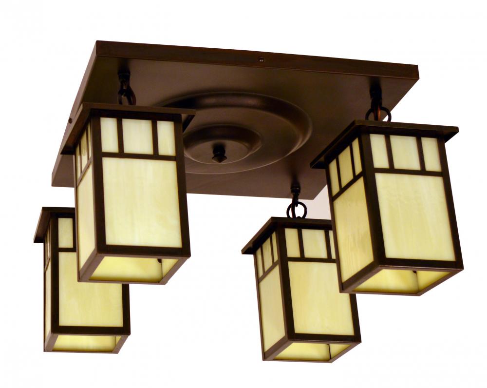 4&#34; huntington 4 light ceiling mount, double t-bar overlay