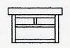 7&#34; mission flush ceiling mount without overlay (empty)