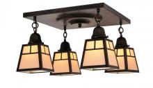 Arroyo Craftsman ACM-4EGW-AC - a-line shade 4 light ceiling mount without overlay (empty)