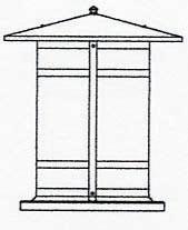 Arroyo Craftsman BC-17LGW-AB - 17&#34; berkeley long body column mount