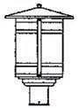 Arroyo Craftsman BP-11LGW-P - 11&#34; berkeley long body post mount