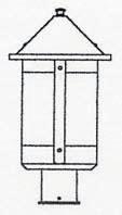 Arroyo Craftsman BP-8GW-RC - 8" berkeley post mount