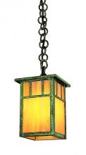 Arroyo Craftsman HH-4LEM-P - 4&#34; huntington one light pendant without overlay (empty)