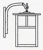 Arroyo Craftsman MB-10TGW-BK - 10&#34; mission wall mount with T-bar overlay