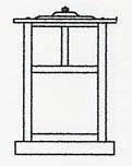 Arroyo Craftsman MC-10EGW-AB - 10&#34; mission column mount without overlay (empty)