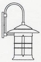 Arroyo Craftsman NB-14GW-BK - 14" newport wall mount