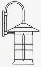 Arroyo Craftsman NB-14LGW-BK - 14" newport long body wall mount