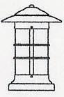 Arroyo Craftsman NC-9LWO-RC - 9" newport long body column mount