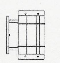 Arroyo Craftsman VS-11NRGW-BK - 11" valencia sconce - no roof