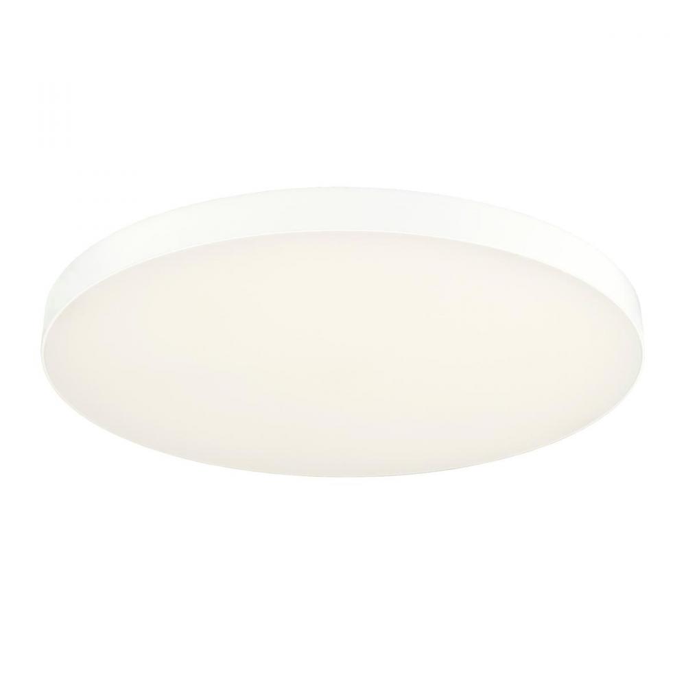 JESCO Flush Mount LED 11&#34; Round Trimless Rim 20W 3500K 90CRI WH