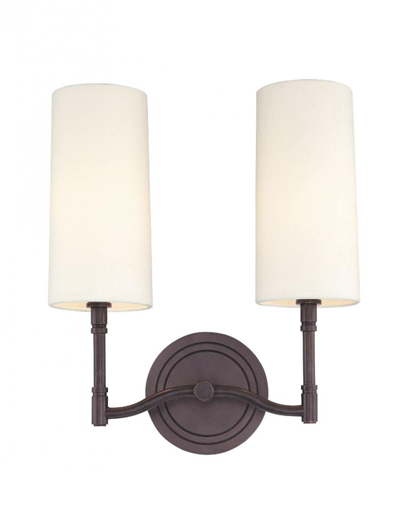 2 LIGHT WALL SCONCE