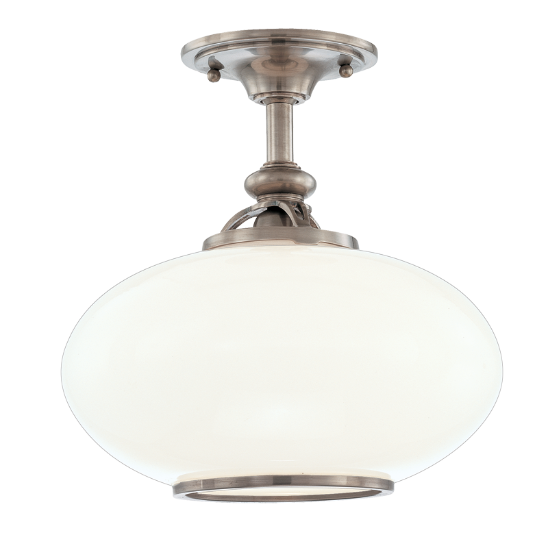 1 LIGHT SEMI FLUSH