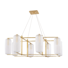 Hudson Valley 3478-AGB - 8 LIGHT CHANDELIER