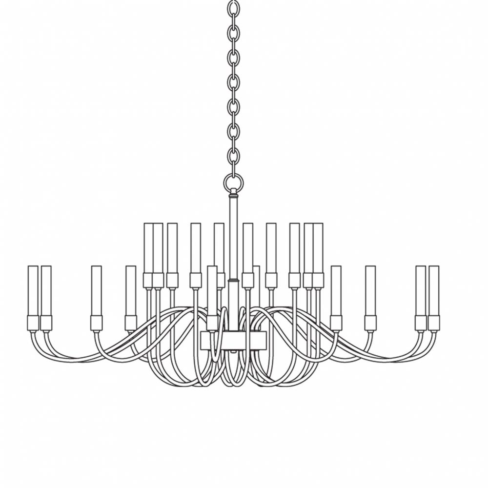 Lisse 20 Arm Chandelier