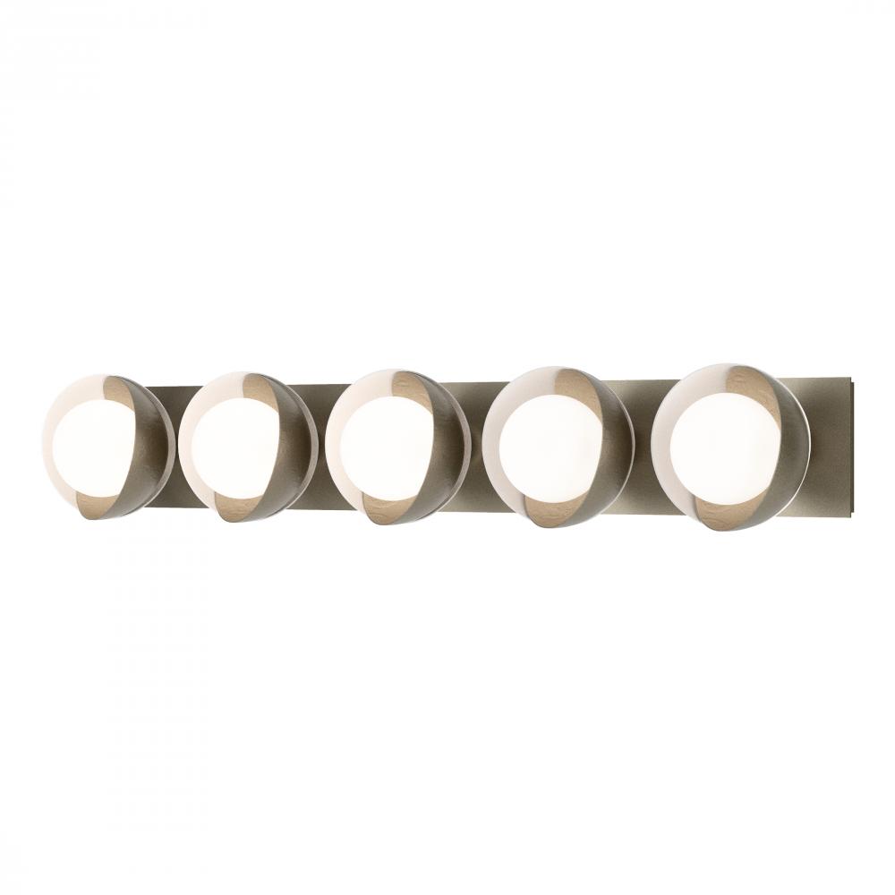 Brooklyn 5-Light Straight Double Shade Bath Sconce