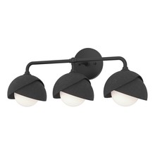 Hubbardton Forge 201375-SKT-10-10-GG0711 - Brooklyn 3-Light Double Shade Bath Sconce