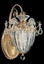 Schonbek 1870 1240-23 - Bagatelle 1 Light 120V Wall Sconce in Etruscan Gold with Heritage Handcut Crystal