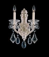 Schonbek 1870 5070-76 - La Scala 2 Light 120V Wall Sconce in Heirloom Bronze with Heritage Handcut Crystal