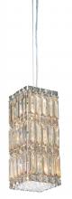 Schonbek 1870 2252O - Quantum 6 Light 120V Mini Pendant in Polished Stainless Steel with Optic Crystal