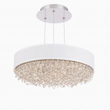 Schonbek 1870 S6319-401RS1 - Eclyptix LED 19IN 3000K/3500K/4000K 120V Pendant in Polished Stainless Steel with Radiance Smooth