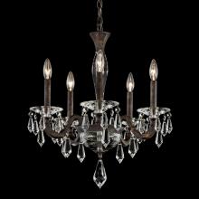 Schonbek 1870 S7605N-23R - Napoli 5 Light 120V Chandelier in Etruscan Gold with Clear Radiance Crystal