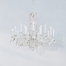 Schonbek 1870 RS83151N-48H - Siena 15 Light 120V Chandelier in Antique Silver with Heritage Handcut Crystal