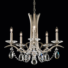 Schonbek 1870 VA8355N-26H - Vesca 5 Light 120V Chandelier in French Gold with Clear Heritage Handcut Crystal