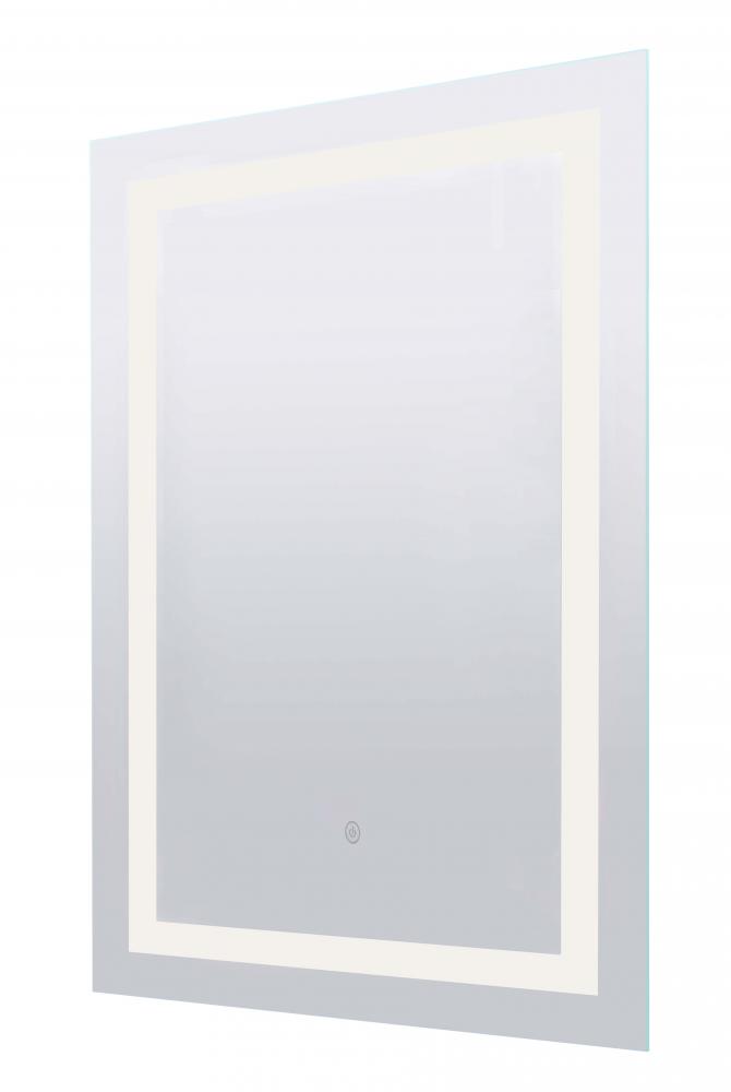 LED Mirror, LR8101A2836D, 28&#34; W x 36&#34; H, Touch Button, 57W, 3000K, 80 CRI, Memory switch