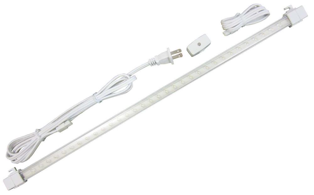 20&#34; White LED Wand: 32 LEDs, 4100K, 120V, with cord, switch, and connector