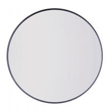 Canarm R1MBK32 - 32.75&#34; Black Metal Frame Mirror