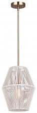 Canarm IPL1120A01GD - WILLOW, IPL1120A01GD, 1 Lt Rod Pendant, 60W Type A, 8.5&#34; W x 19.5 - 61.5&#34; H