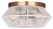 Canarm IFM1120A13GD - WILLOW, IFM1120A13GD, 2 Lt Flush Mount, 60W Type A, 13&#34; W x 6.25&#34; H, Easy Connect Included