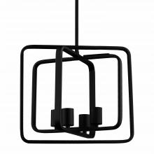 Whitfield CH4818-15BK - 4 Light Chandelier