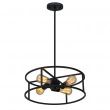 Whitfield CHSF64-18BK - 4 Light Chandelier