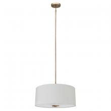 Whitfield SH1607-BCGL - 3 Light Chandelier Drum Shade