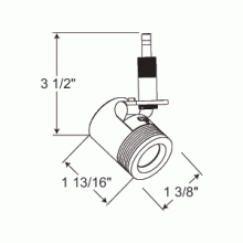 Juno TQJ114 G2 30K 80CRI FL STN - Track Head