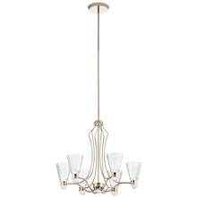 Kichler 44354PNLED - Kayva™27.75&#34; LED 6 Light Chandelier Polished Nickel