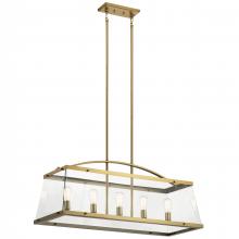 Kichler 52123BNB - Linear Chandelier 5Lt